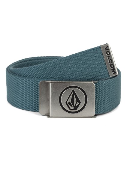 volcom guertel circle web belt service blue