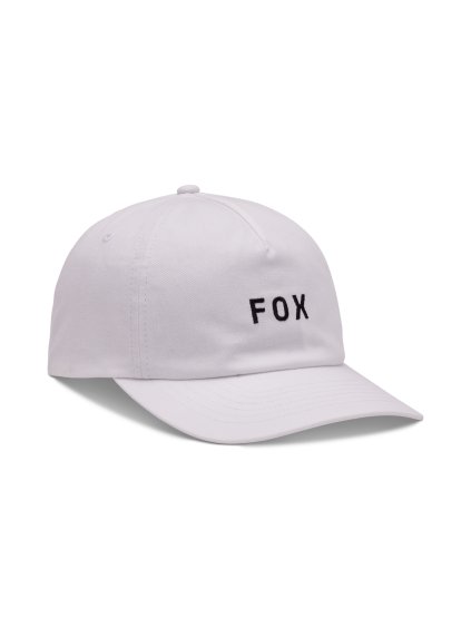 Dámská kšiltovka Fox W Wordmark Adjustable Hat - White