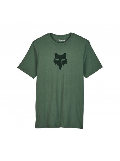 Pánské triko Fox Fox Head Ss Prem Tee - Hunter Green