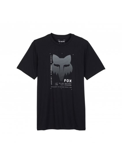 Pánské triko Fox Dispute Prem Ss Tee - Black