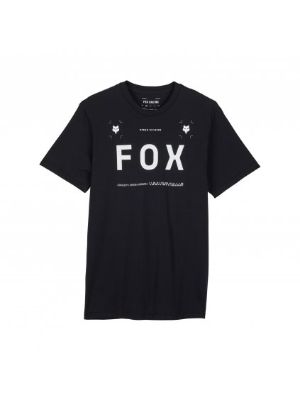 Pánské triko Fox Aviation Prem Ss Tee - Black
