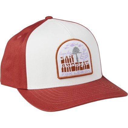Dámská kšiltovka Fox Racing Replical Trucker Hat Red Clear OS