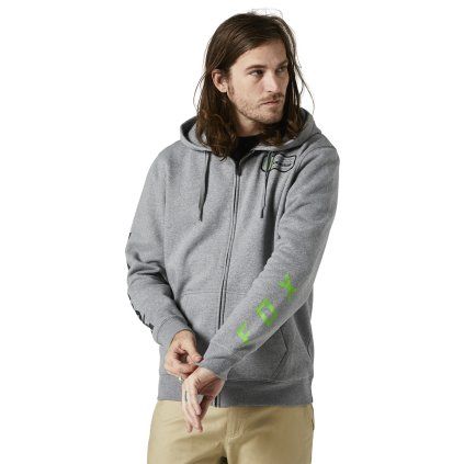 Pánská mikina Fox Kawi Zip Fleece - Heather Graphite