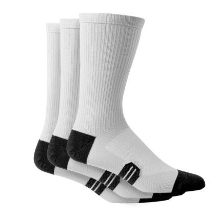 Pánské ponožky Fox Level Up Crew Sock 3Pk - White