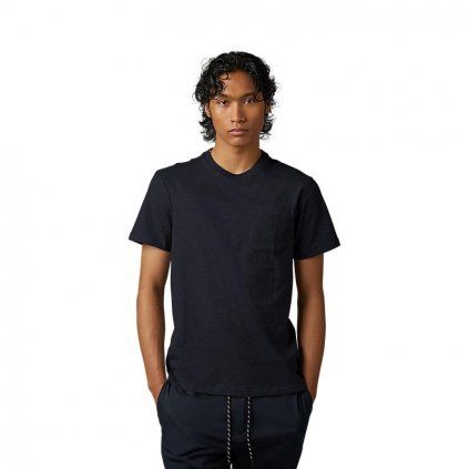Pánské triko Fox Level Up Ss Pkt Tee - Black