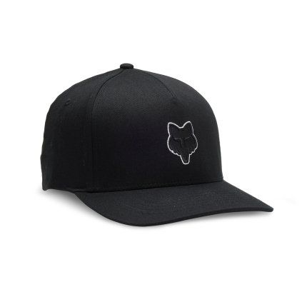 Pánská čepice Fox Fox Head Flexfit Hat - Black