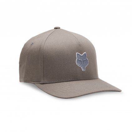 Pánská kšiltovka Fox Fox Head Flexfit Hat - Steel Grey