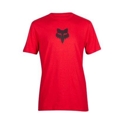 Pánské triko Fox Fox Head Ss Prem Tee - Flame Red