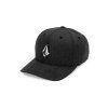 Pánská kšiltovka Volcom Full Stone Hthr Flexfit Hat - Charcoal Heather