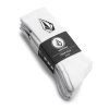 Pánské ponožky Volcom Full Stone Sock 3Pk - White