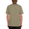 Pánské triko Volcom Circle Blanks Hth Sst - Wintermoss