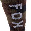 Pánské ponožky Fox Fox Camo Crew Sock - Green Camo