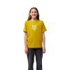 Dětské triko Fox Yth Fox Legacy Ss Tee - Mustard