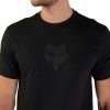 Pánské triko Fox Fox Head Ss Prem Tee - Black/Black