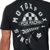 Pánské triko Fox Planet Moto Ss Prem Tee - Black