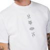 Pánské triko Fox Checkered Ss Prem Tee - Optic White