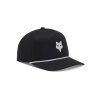Pánská kšiltovka Fox Fox Head Rope Hat - Black