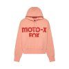Dámská mikina Fox W Moto-X Oversized Flc Po - Pale Pink
