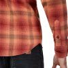 Pánská košile Fox Survivalist Stretch Flannel - Rust
