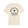 Pánské triko Fox Local Racer Ss Prem Tee - Off White