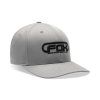 Pánská čepice Fox Global Flexfit Hat - Steel Grey