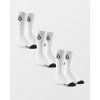 Ponožky Volcom Full Stone Sock 3Pk - White