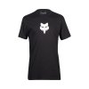 Pánské triko Fox Fox Head Ss Prem Tee - Black (Velikost 2X)