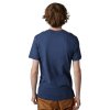 Pánské triko Fox Level Up Ss Pkt Tee - Deep Cobalt