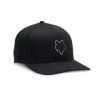 Pánská čepice Fox Fox Head Flexfit Hat - Black