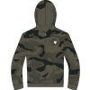 Dětská mikina Fox Yth Fox Head Camo Flc Zip - Green Camo
