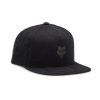 Pánská čepice Fox Fox Head Snapback Hat - Black/Charcoal