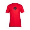 Pánské triko Fox Fox Head Ss Prem Tee - Flame Red