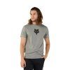 Pánské triko Fox Fox Head Ss Prem Tee - Heather Graphite
