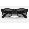 Ray-Ban - Meta Wayfarer 2. gen Matte Black/ Clear to Green Transition - Chytré brýle (Velikost M)