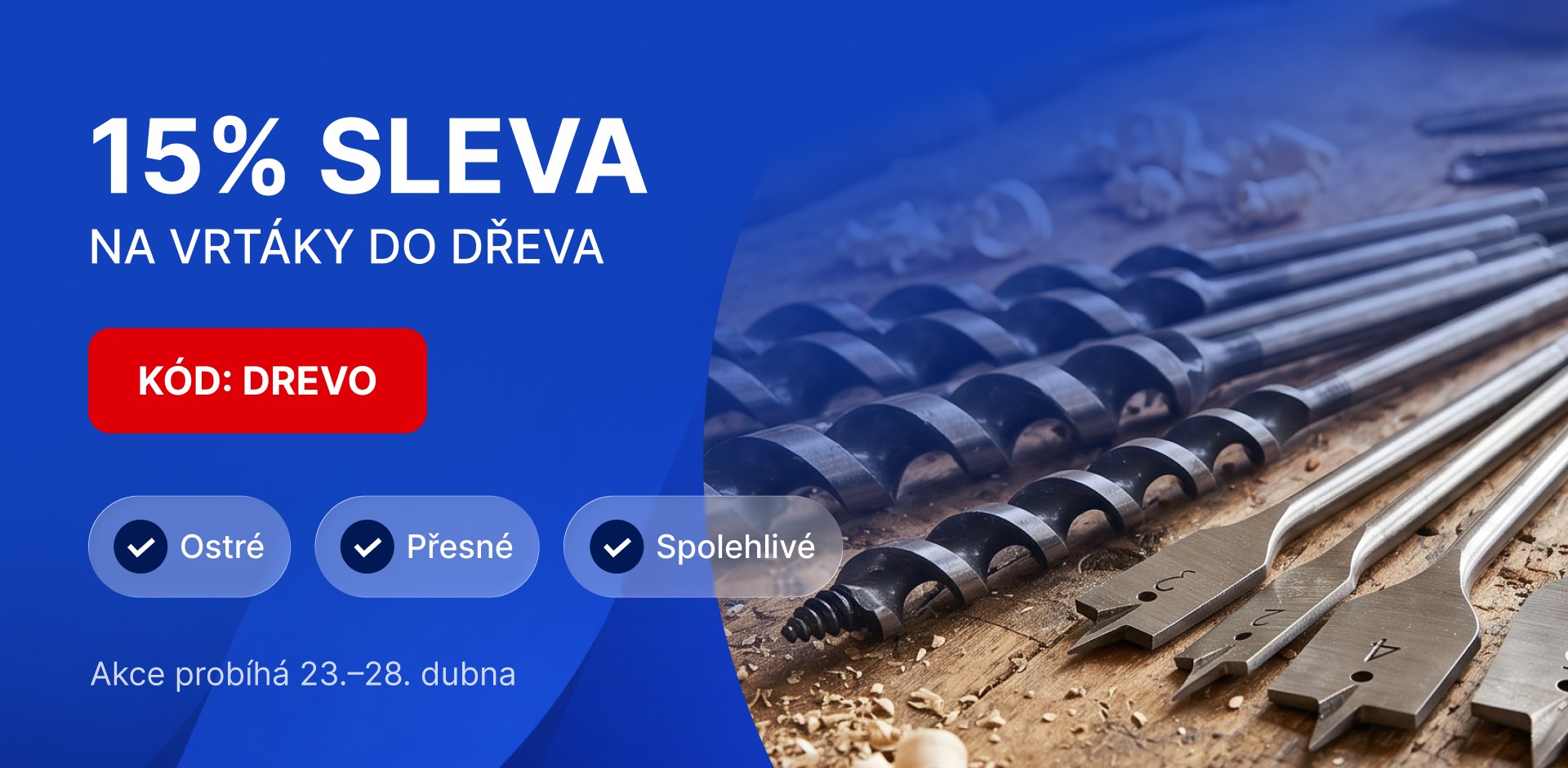 drevo sleva 15%