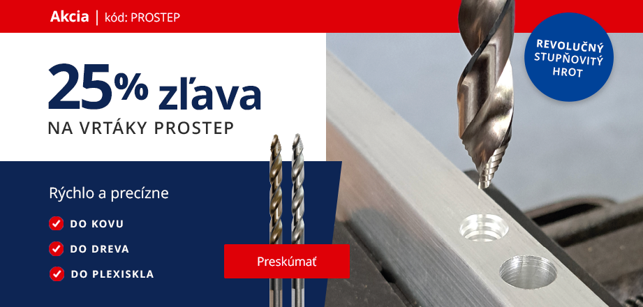 -25 % na značku PROSTEP