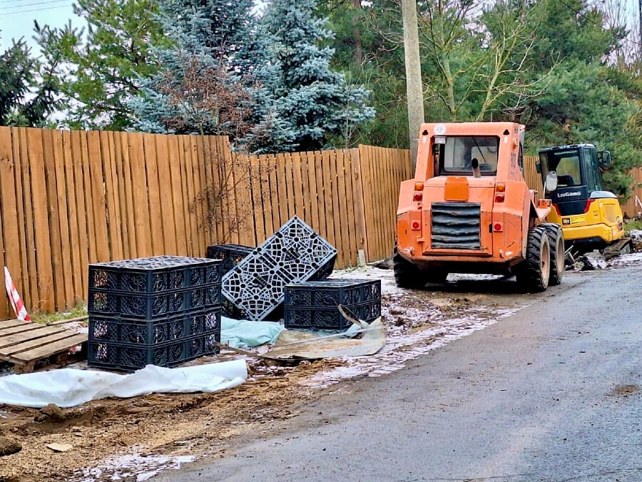 Odvodnění komunikací pomocí vsakovacích bloků