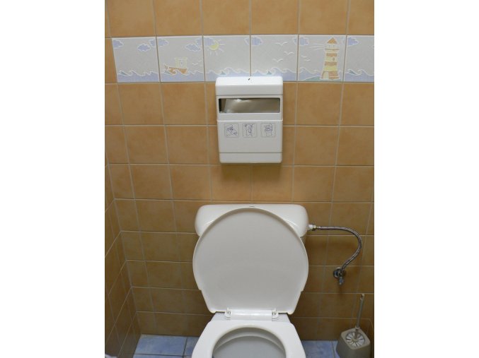 Zásobník hygienických podložek - plast