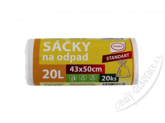 Sáčky do koše 43x50, 20 l
