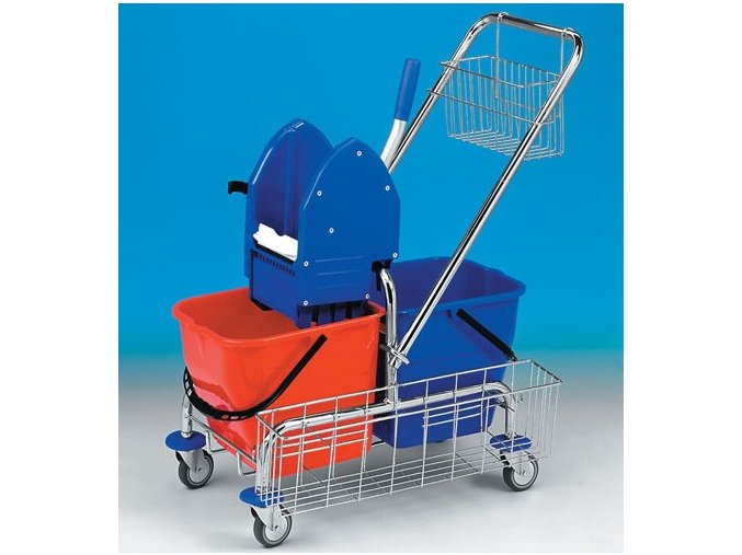 Úklidový vozík CLAROL 2x17 l,bez košíků