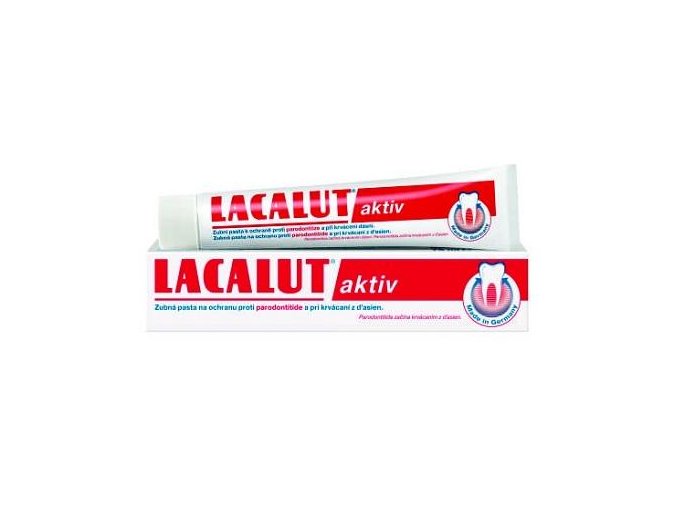 Lacalut zubní pasta 75 g (aktiv)