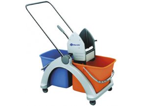 Úklidový vozík Roll-Mop s plastovou konstrukcí