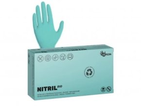 Nitril BIO nepudrované, zelené, 3,5g  100 ks