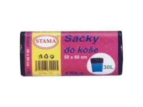 Sáčky do koše 51x57, 30 l, 15ks/role, pevné