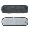 Mop z mikrovlákna STANDARD, suchý zip, 47 cm, šedý,SKP340