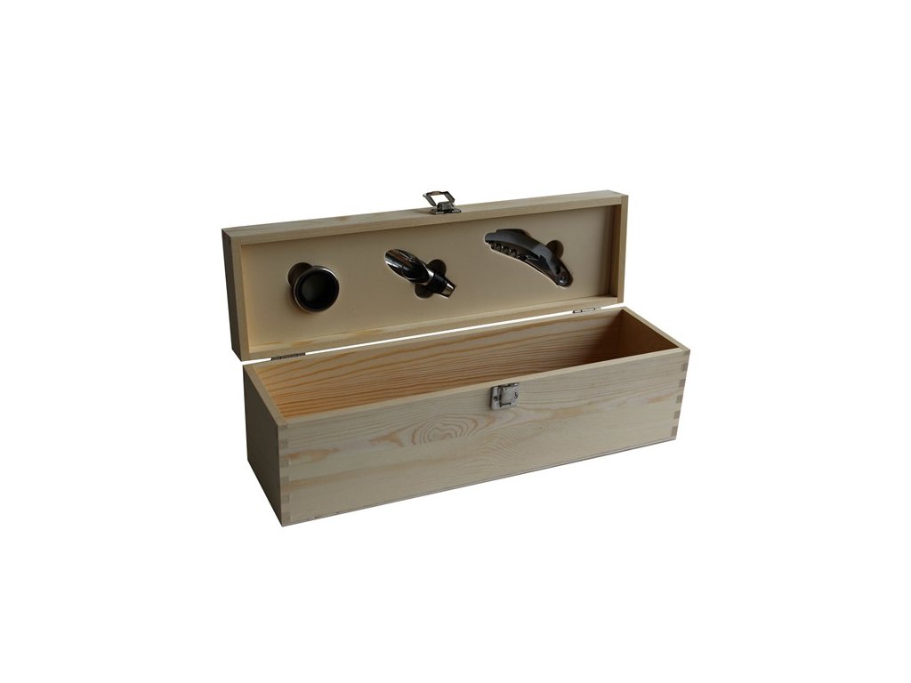 Box na víno - dřevěný Z0110