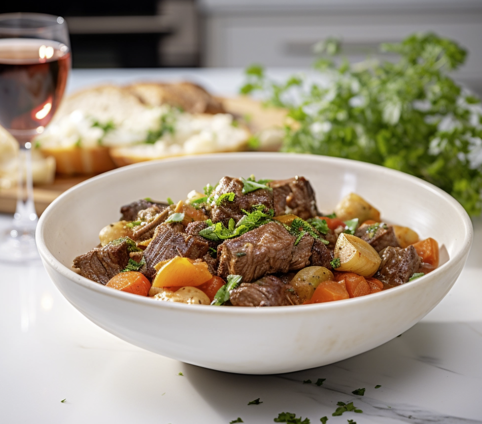 Hovězí po burgundsku - Boeuf Bourguignon