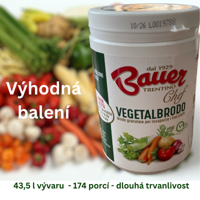 Bezlepkové bujóny Bauer - velká balení