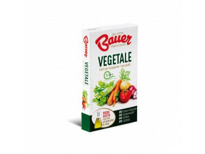 Bauer bezlepkovy bujon zeleninovy vegetable vegetale kostky 60g
