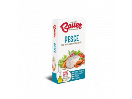 Bauer bezlepkovy bujon rybi fish pesce kostky 60g